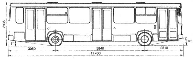 ЛиАЗ 5256 (схема)
